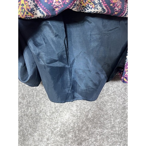 J Crew Sweetheart Neck Paisley Medallion Sleeveless Dress Womens Size 12 Pockets - Picture 9 of 9